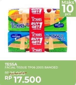 Promo Harga Tessa Facial Tissue 200 sheet - Yogya
