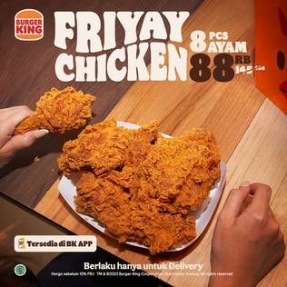 Promo Harga Burger King Ayam  - Burger King