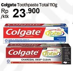 Promo Harga COLGATE Toothpaste Total 110 gr - Carrefour
