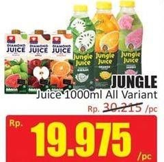 Promo Harga DIAMOND Jungle Juice All Variants 1000 ml - Hari Hari