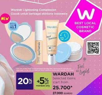 Promo Harga WARDAH Product Selected Item  - Watsons