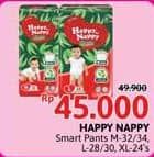 Promo Harga Happy Nappy Smart Pantz Diaper XL24, M34, M32, L30, L28 24 pcs - Alfamidi