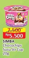 Promo Harga SIMBA Cereal Choco Chips Strawberry 20 gr - Alfamart