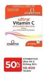 Promo Harga VITABIOTICS Ultra Vitamin C 30 pcs - Watsons