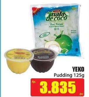Promo Harga YEKO Pudding 125 gr - Hari Hari