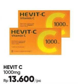 Promo Harga Hevit C 1000mg 10 pcs - Guardian