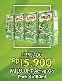 Promo Harga MILO Susu UHT 180 ml - Alfamart