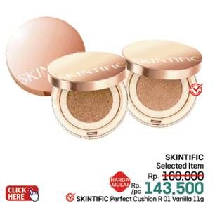 Promo Harga Skintific Cover All Perfect Cushion SPF35 Pa++++  - LotteMart