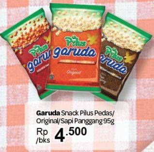 Promo Harga Garuda Snack Pilus Pedas, Original, Sapi Panggang 95 gr - Carrefour