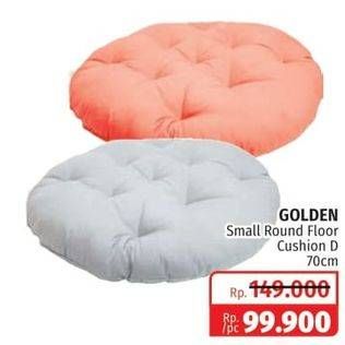 Promo Harga BETTER SLEEP Golden Small Round Floor Cushion D 70cm  - Lotte Grosir