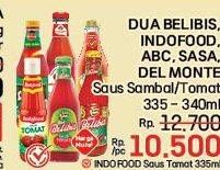 Dua Beilibis/Indofood, ABC, Sasa, Del Monte Saus Sambal/Tomat