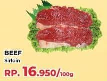 Promo Harga Daging Has Luar (Daging Sirloin) per 100 gr - Yogya