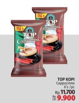 Promo Harga Top Coffee Cappuccino per 6 sachet 25 gr - LotteMart