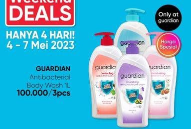 Promo Harga Guardian Antibacterial Body Wash 1000 ml - Guardian