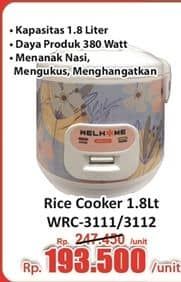 Promo Harga Welhome WRC-3111/3112  - Hari Hari