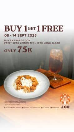 Promo Harga Buy 1 Get 1 Free  - JCO