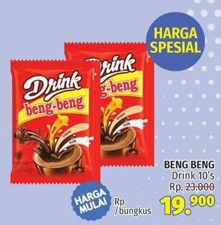 Promo Harga Beng-beng Drink per 10 sachet - LotteMart