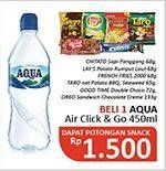 Promo Harga AQUA Air Mineral 450 ml - Alfamidi