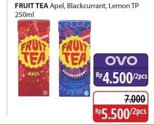 Promo Harga Sosro Fruit Tea Apple, Blackcurrant, Lemon 250 ml - Alfamidi