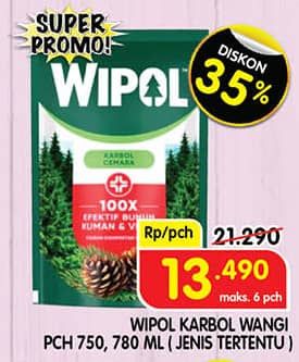 Promo Harga Wipol Karbol Wangi 750 ml - Superindo