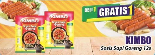 Promo Harga Kimbo Sosis Sapi Goreng 372 gr - Hari Hari