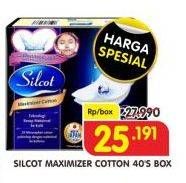 Promo Harga SILCOT Maximizer Cotton 40 pcs - Superindo