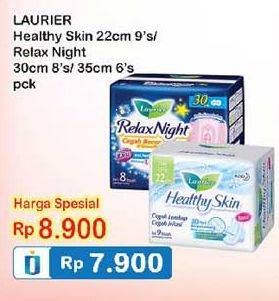 Promo Harga LAURIER Healthy Skin 22cm 9s / Relax Night 30cm 8s  - Indomaret