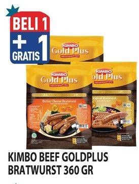 Promo Harga Kimbo Gold Plus Bratwurst 360 gr - Hypermart