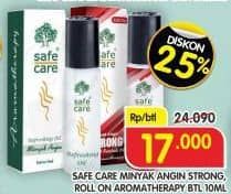 Promo Harga Safe Care Minyak Angin Aroma Therapy/Safe Care Minyak Angin Aroma Therapy   - Superindo