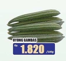 Promo Harga Oyong Gambas per 100 gr - Hari Hari