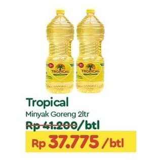 Promo Harga Tropical Minyak Goreng 2000 ml - TIP TOP
