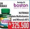 Promo Harga NUTRIMAX Complete Multivitamins & Minerals 60 pcs - Hypermart