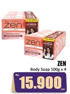 Promo Harga ZEN Anti Bacterial Body Soap 100 gr - Hari Hari