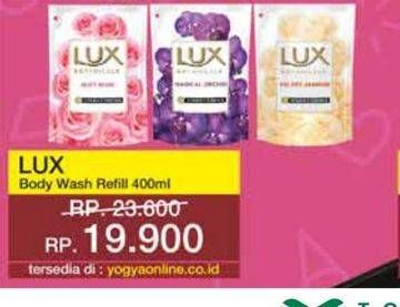 Promo Harga LUX Botanicals Body Wash 400 ml - Yogya