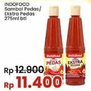 Promo Harga Indofood Sambal Pedas, Ekstra Pedas 275 ml - Indomaret