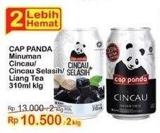 Promo Harga Cap Panda Minuman Kesehatan Cincau Selasih, Liang Teh 310 ml - Indomaret