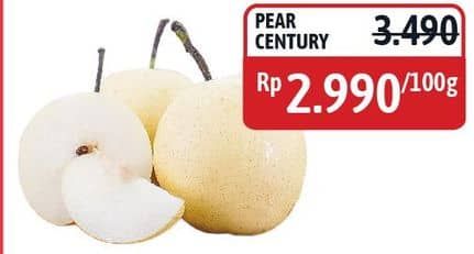 Promo Harga Pear Century per 100 gr - Alfamidi