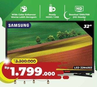 Promo Harga SAMSUNG UA32N4003 LED TV 32"  - Yogya