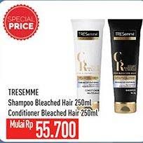 Promo Harga Tresemme Shampoo/Conditioner Bleached Hair 250ml  - Hypermart