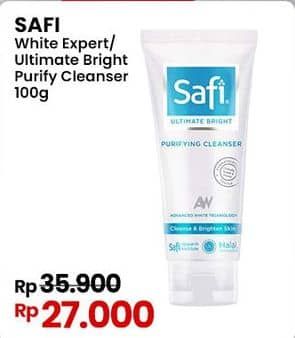 Promo Harga Safi White Expert/Ultimate Bright Purify Cleanser  - Indomaret