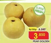 Promo Harga Pear Golden per 100 gr - Superindo