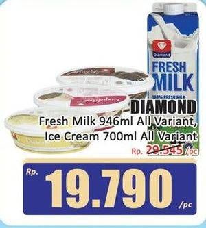 Promo Harga Diamond Fresh Milk/MIce Cream  - Hari Hari