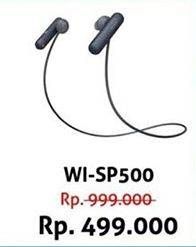 Promo Harga SONY WI-SP500 | Sports In-ear Headphones  - Hartono