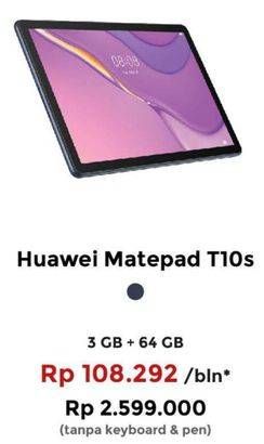 Promo Harga HUAWEI MatePad T10S  - Erafone