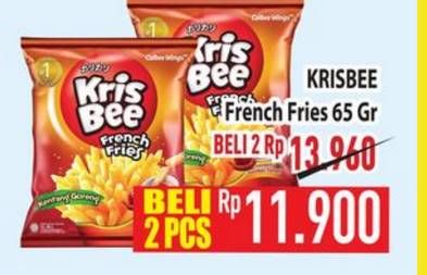 Promo Harga Krisbee French Fries 68 gr - Hypermart