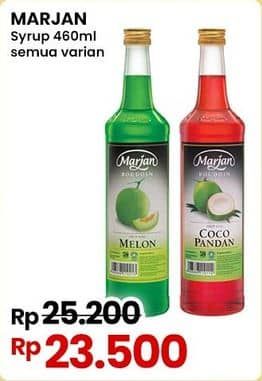 Promo Harga Marjan Syrup Boudoin All Variants 460 ml - Indomaret