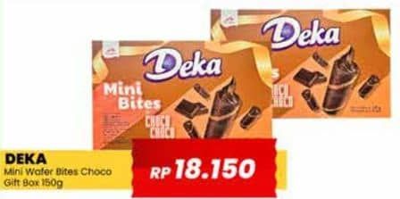 Promo Harga Deka Wafer Roll Bites Mini Choco Choco 150 gr - Yogya