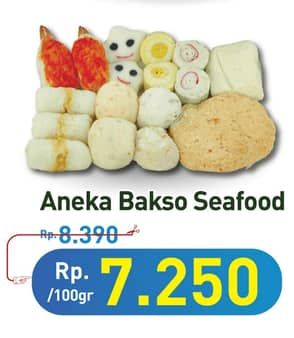 Promo Harga Aneka Bakso Seafood per 100 gr - Hypermart