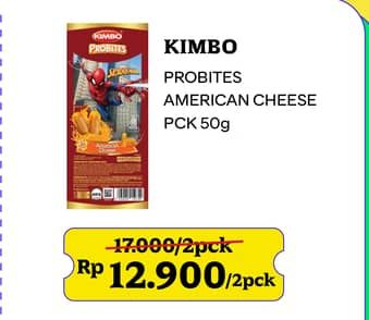 Promo Harga Kimbo Probites American Cheese 50 gr - Indomaret