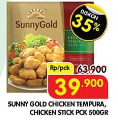 Promo Harga Sunny Gold Chicken Tempura/Nugget   - Superindo